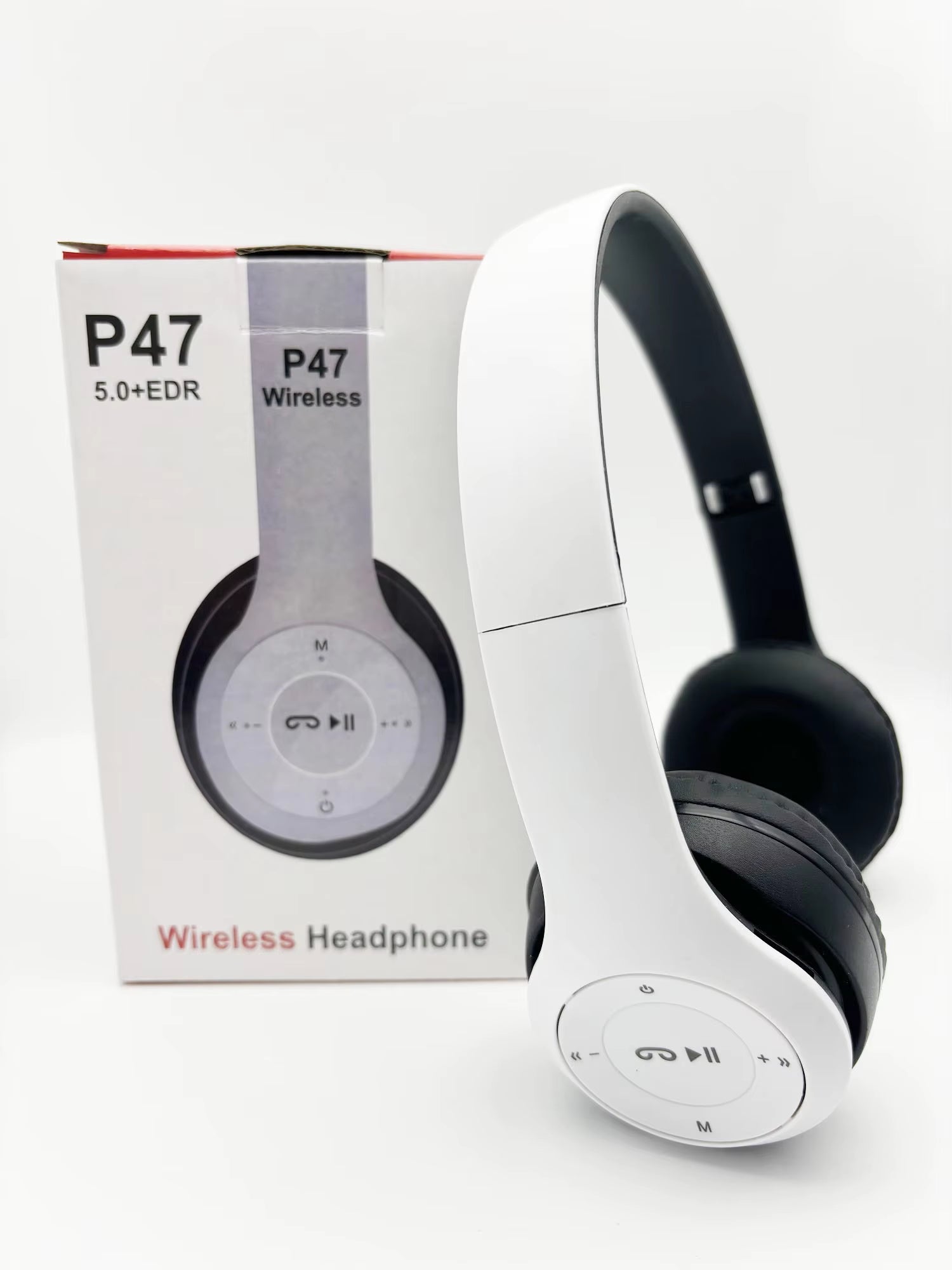 Stereo P47 Headset 5.0 Bluetooth Headset Folding Series Wireless Sports Game Headset for Iphone Xiaomi