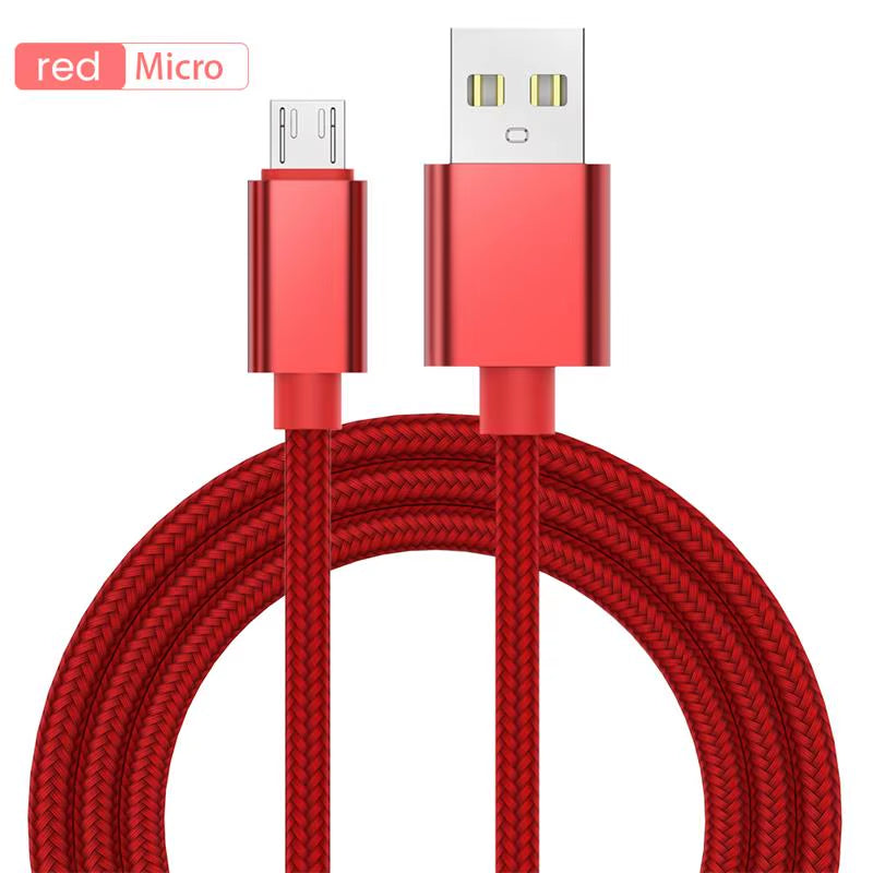 Micro USB Cable 3A Fast Charging Microusb Data Cables for Samsung Xiaomi Huawei Android Mobile Phone Chargers for Phone Cable