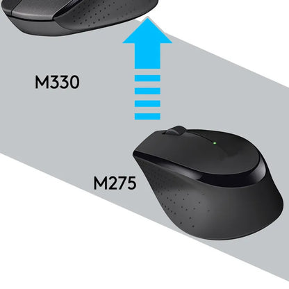 M330 Silent Wireless Mouse 2.4Ghz USB 1600DPI Optical Mice for Office Home Using PC Laptop Gamer with Lo-Gitech Logo