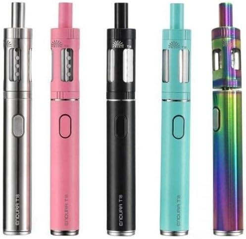 Endura T18E Vape Pen Kit (Silver) 1000Mah Battery, Prism T18E Atomizer, Easy-To-Use Starter Kit for Beginners - Electronic Cigarette with Optimal Performance and Reliability No Nicotine