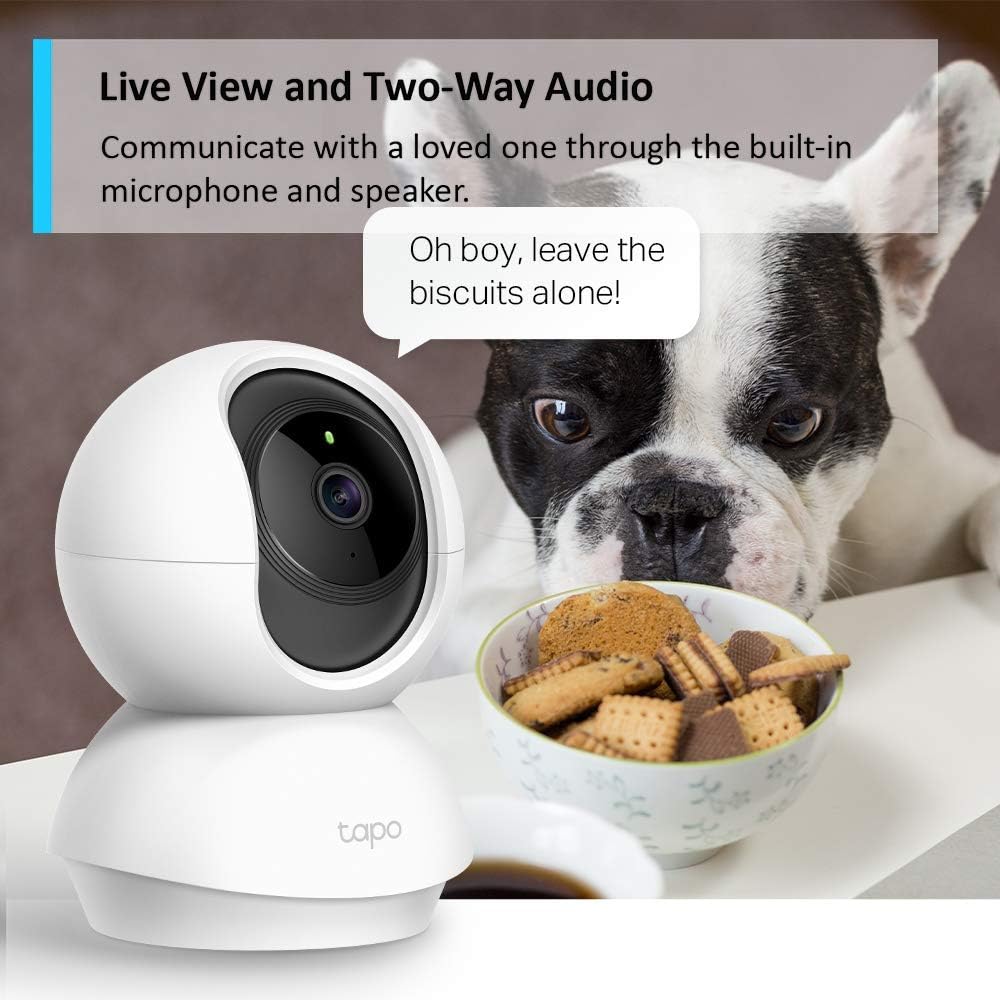 Indoor Wi-Fi Camera for Security, 1080P Pet Supervision, Wireless 360° for Baby Monitor, AI Monitor Smart Motion Detection and Night Vision