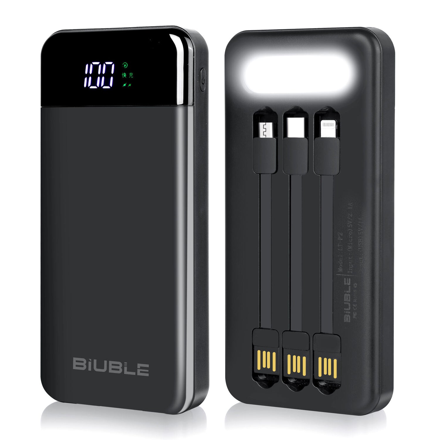 Power Bank 9000000Mah Fast Charger Pack USB External Battery for Mobile Phone