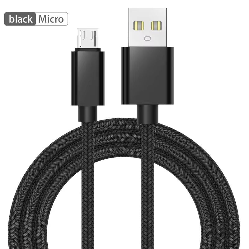 Micro USB Cable 3A Fast Charging Microusb Data Cables for Samsung Xiaomi Huawei Android Mobile Phone Chargers for Phone Cable