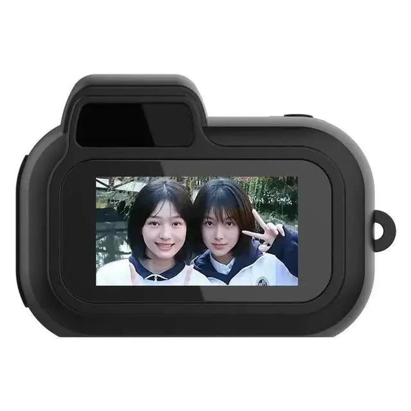 Mini Slr-Shaped 1080P Pocket DV Camera – Portable Body Cam, Action Camera with Display Screen, Loop Recording, &amp; Filters