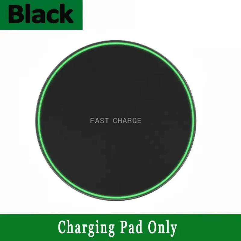 30W Wireless Charger Pad Stand for Iphone 15 14 13 12 11X8 Samsung Xiaomi Phone Chargers Induction Fast Charging Dock Station