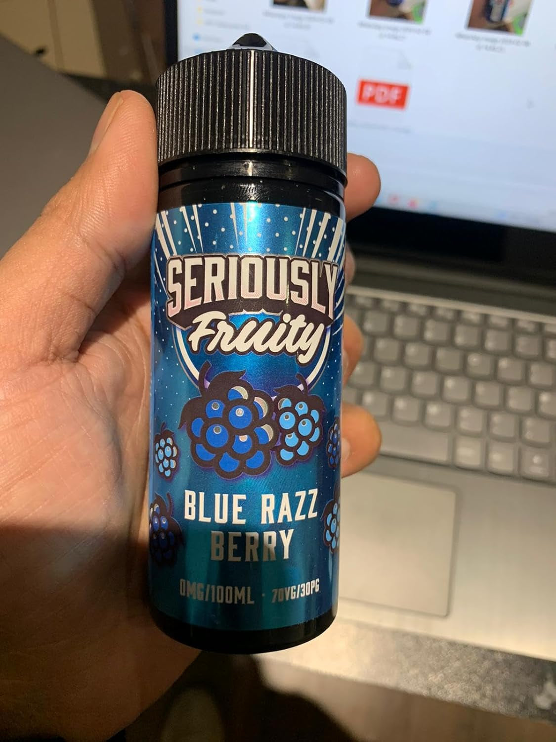 Doozy E Liquid Seriously Fruity Vape Nice Juice 0MG 100Ml Shortfill No Nicotine (Blue Razz Berry)