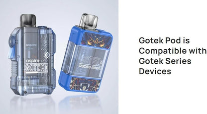 Gotek X Vape Kit, Compact, Stylish Design, 650Mah Battery, 2Ml Refillable Pod, Adjustable Airflow, Nic Salt Compatible, Beginner-Friendly, No Nicotine (Translucent Lavender)